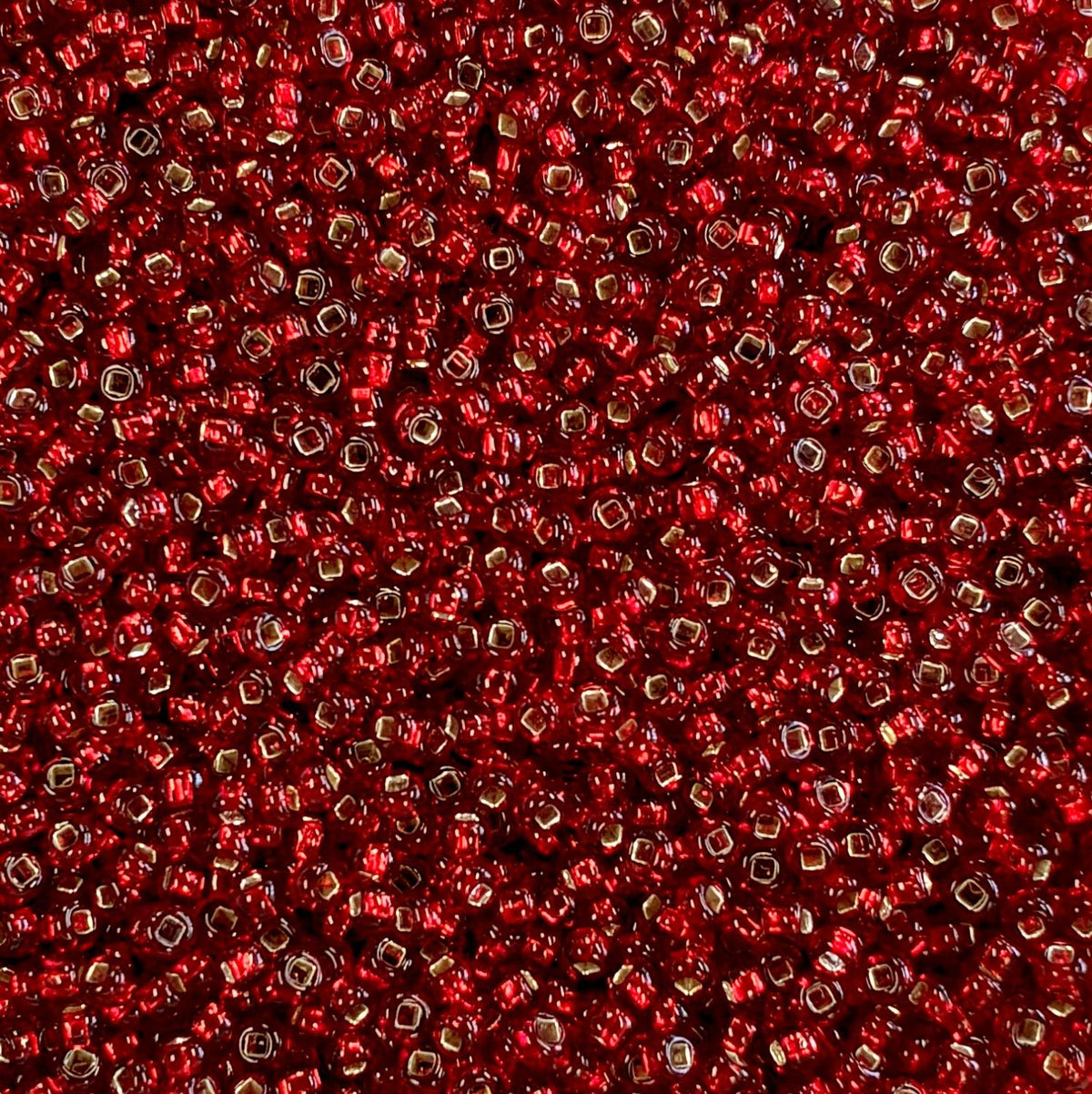Dark Ruby Silver Lined 11/0 Seed Bead