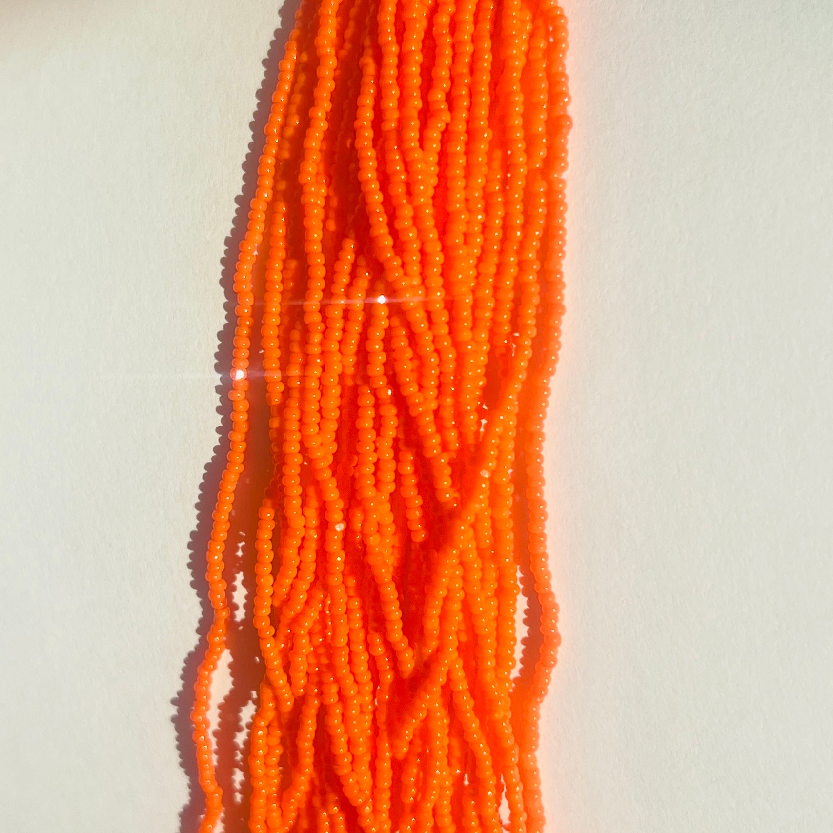 Orange 13/0 True Cut Charlotte Seed Bead