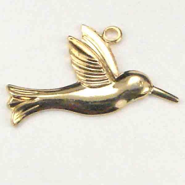 Gold Plate 10x18MM Hummingbird Diestruck