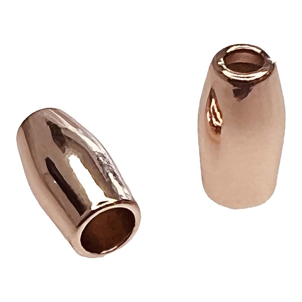 Gold Plate 15.5X8MM Bullet Cone With 5.5MM Opening