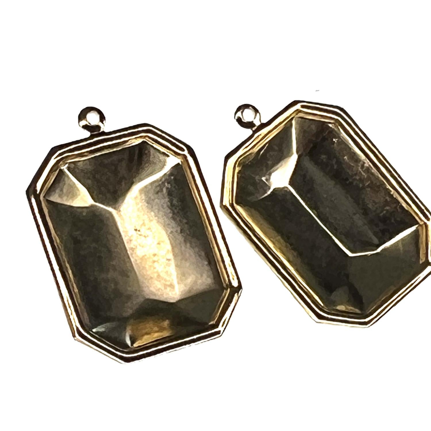 Gold Plate 18X13MM Cushion Octagon Setting