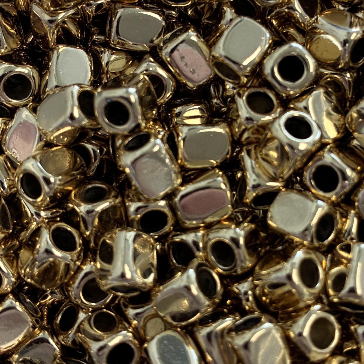 Gold Plate 3x6MM Rondelle Bead