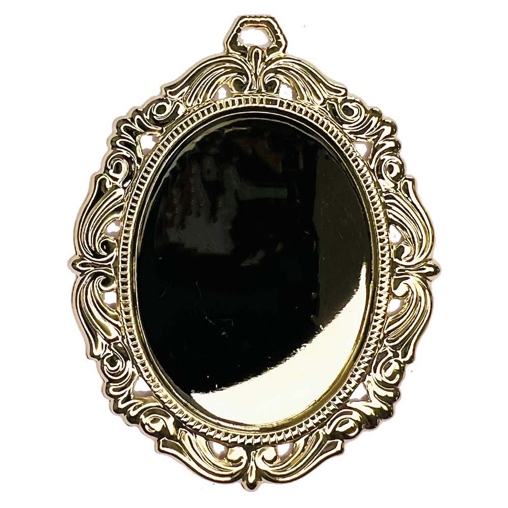 Gold Plate 40X30MM Ornate Setting