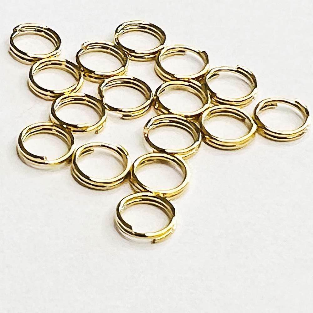 Gold Plate 6MM Split Ring