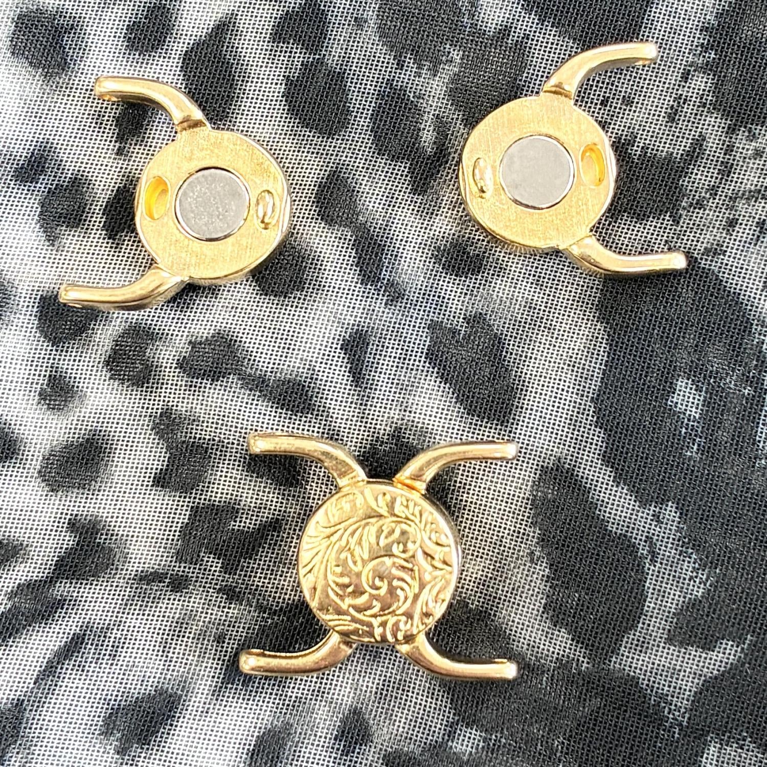 Gold Plate Magnetic Clasp for 11/0 Seed Beads Souda II by Cymbal Metal Fashion Elements