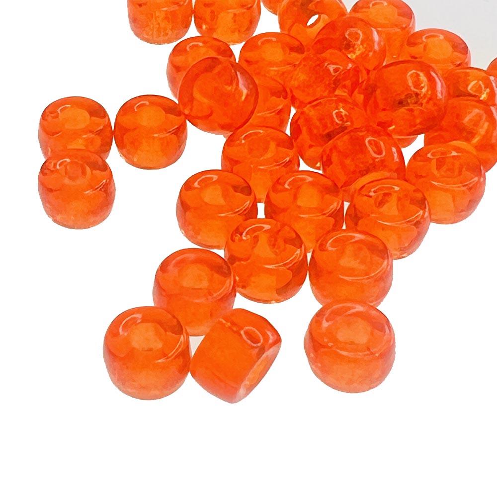 Hyacinth 2/0 Crow Roller Bead With 2MM Large Hole