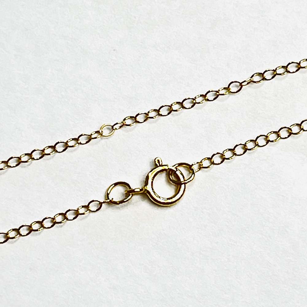 Gold Filled 1.3MM Flat Cable Chain 20 inch Necklace