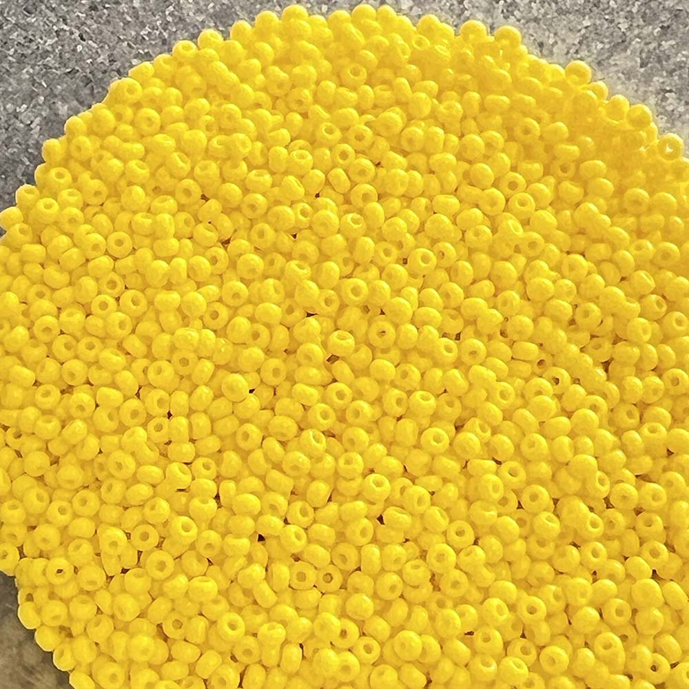 Dark Yellow 11/0 Seed Bead