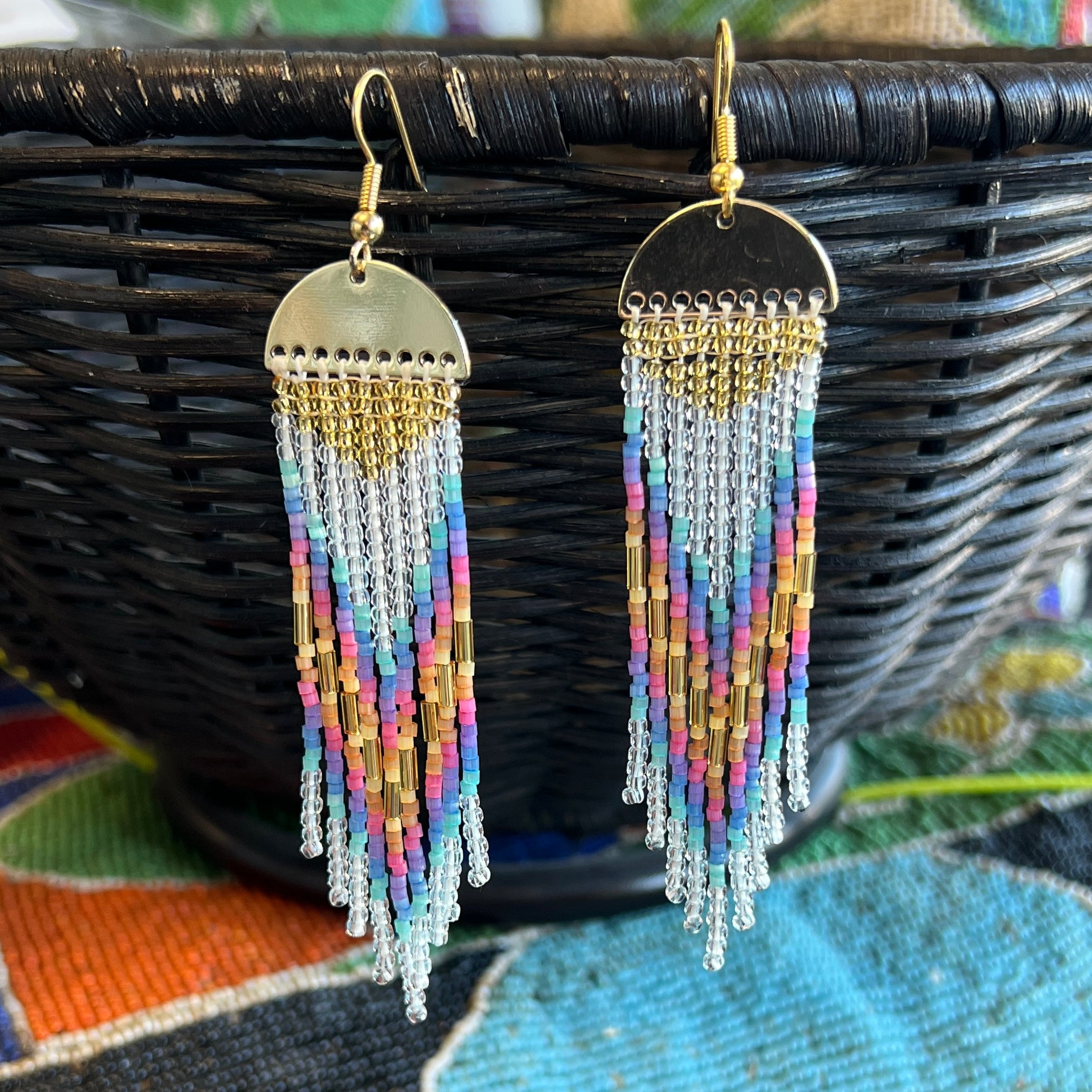 Fringe Earring Class with Karen Saturday 05/24/2025 11:00 am-2:00 pm