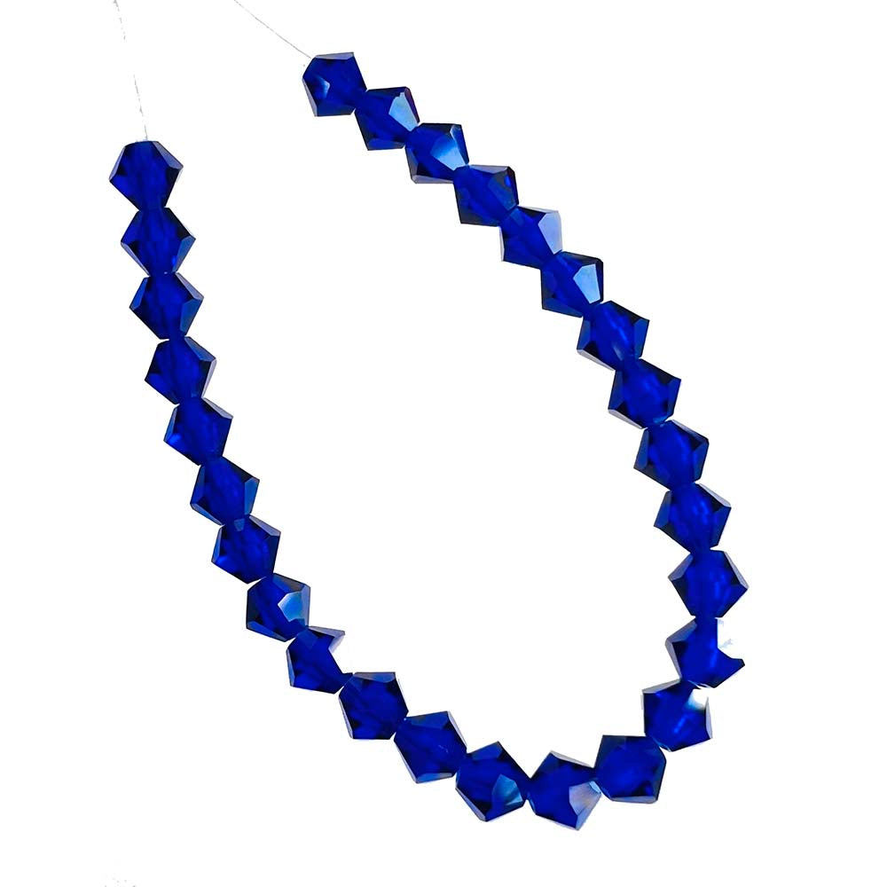 Cobalt 4MM Preciosa Bicone