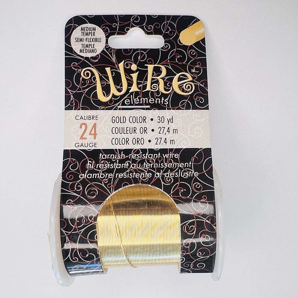 24 Gauge Gold Tarnish Resistant Wire