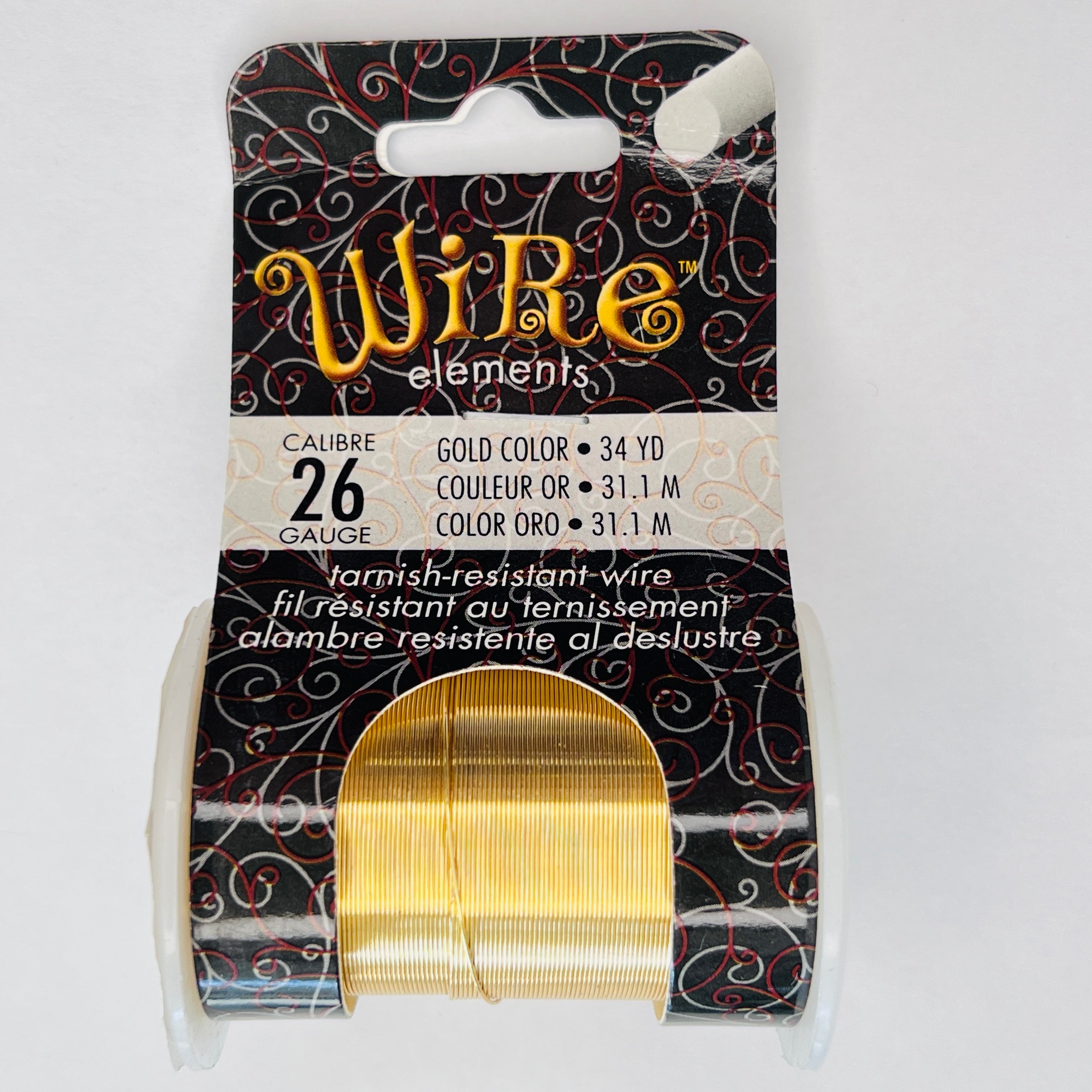 26 Gauge Gold Tarnish Resistant Wire