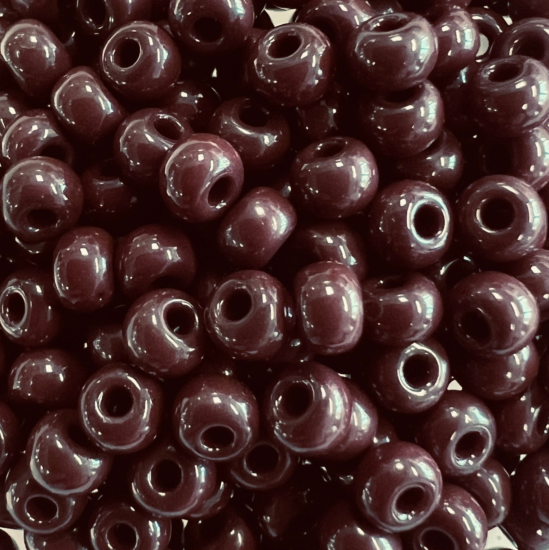 Dark Brown 6/0 Seed Bead