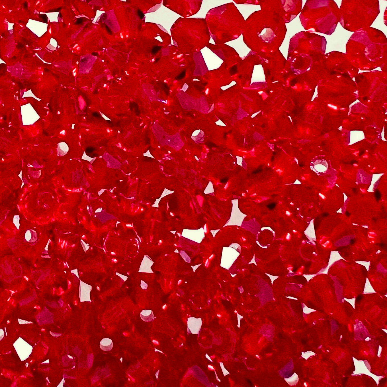 Light Siam 3MM Preciosa Bicone