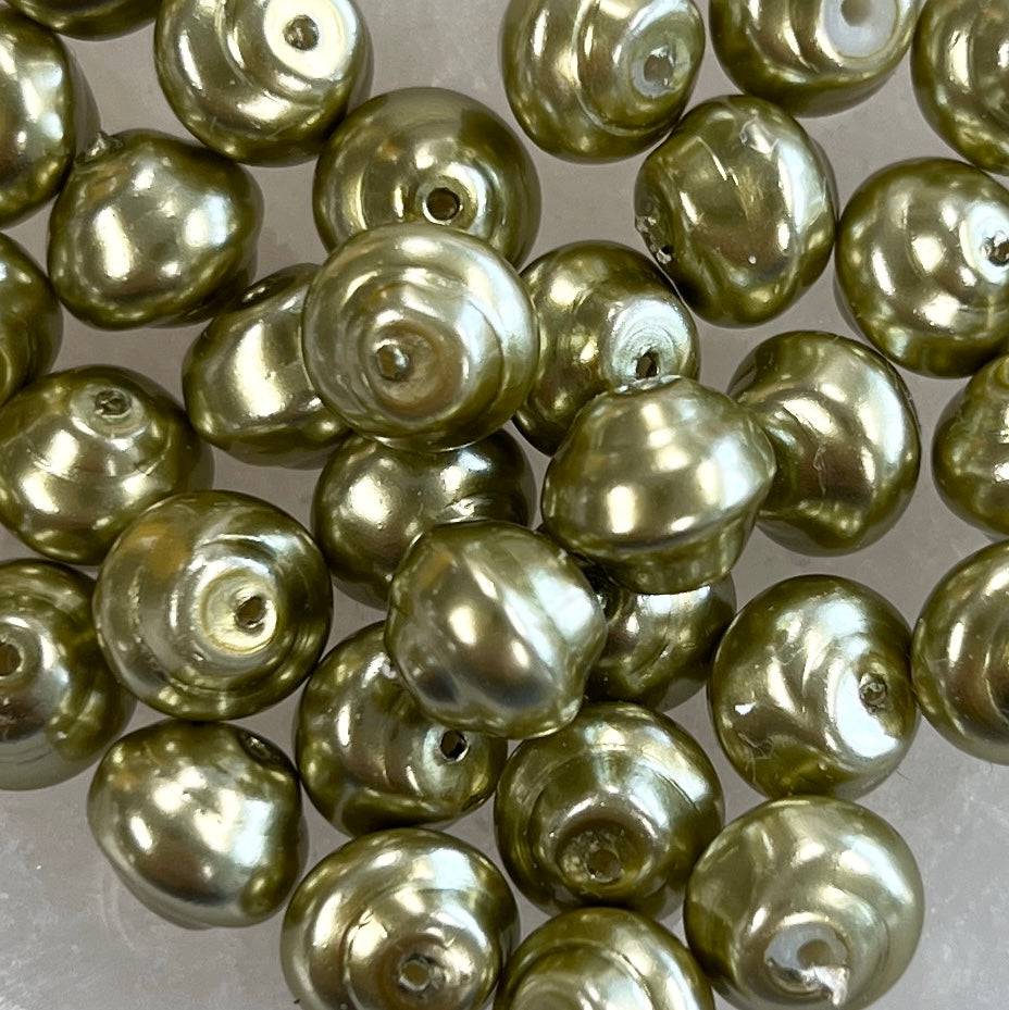 Avocado 8MM Baroque Pearl