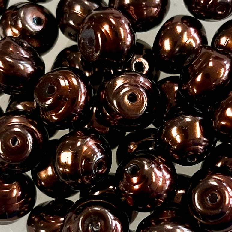 Dark Brown 8MM Baroque Pearl