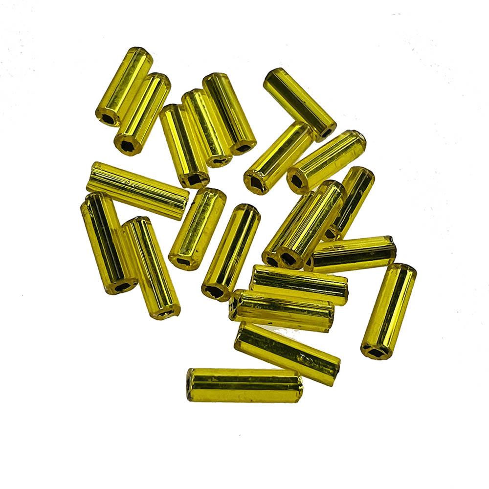 Jonquil Silver Lined Bugle Size 3 (6MM)