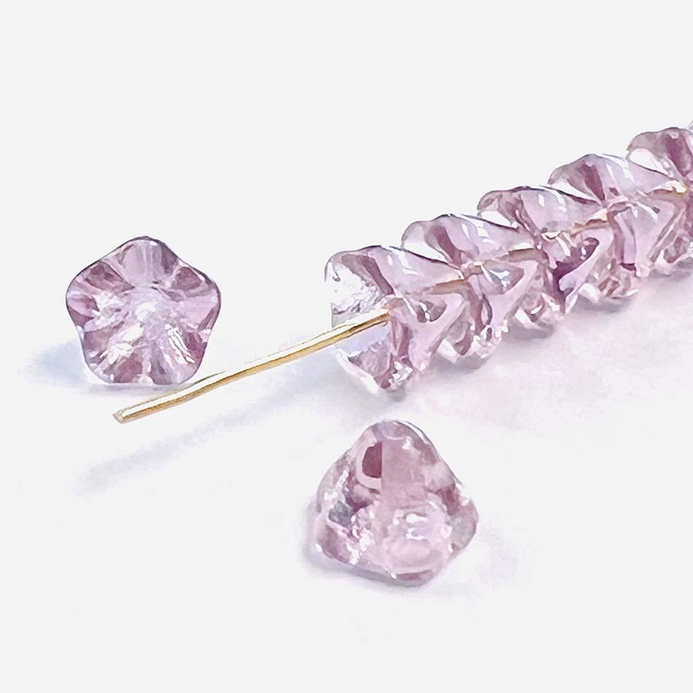 Light Amethyst 8x6MM Bell Flower