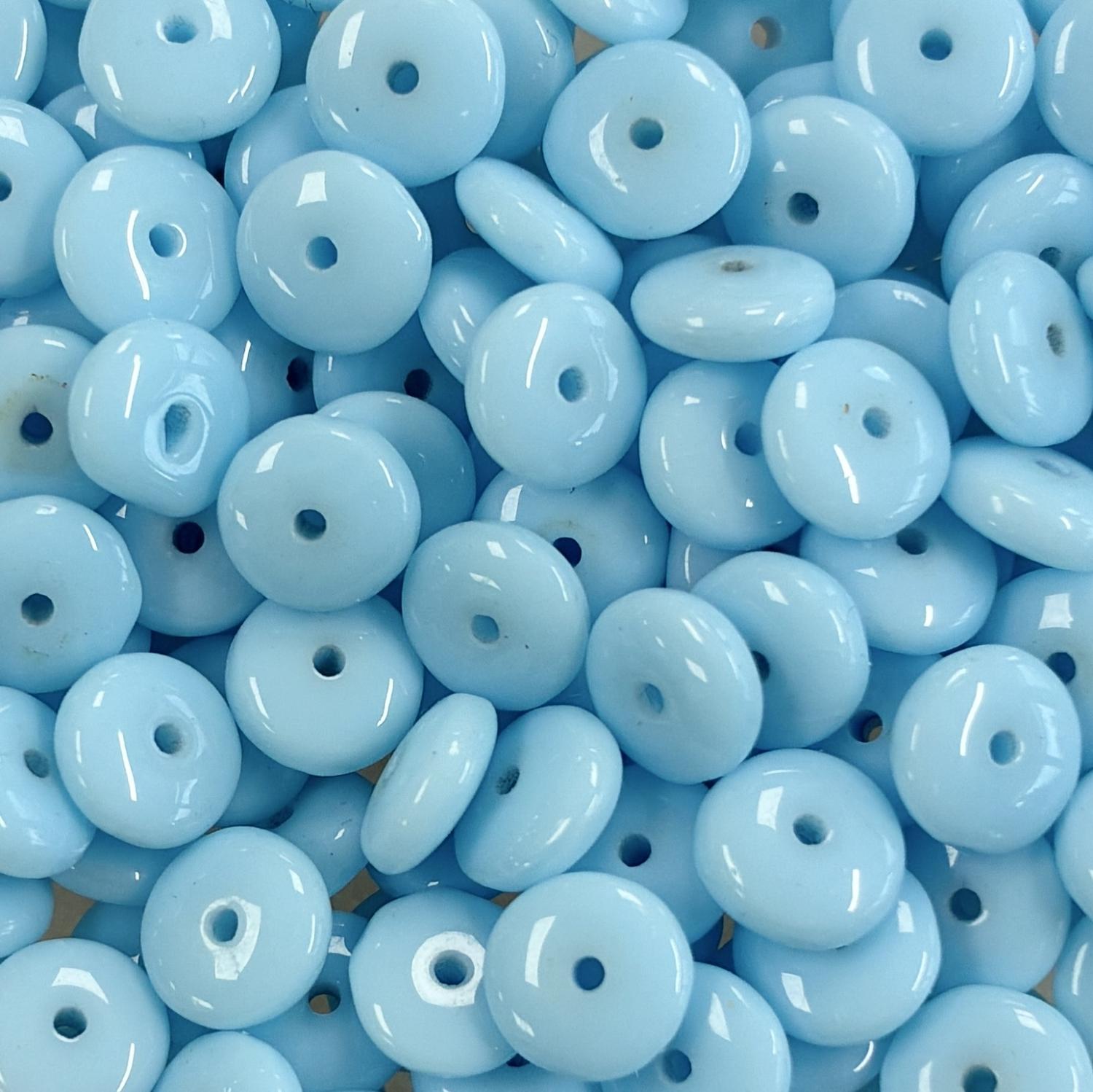 Light Blue Turquoise 6x2MM Belly Rondelle