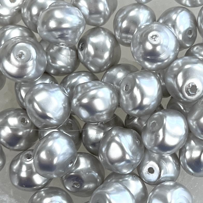 Light Gray 8MM Baroque Pearl