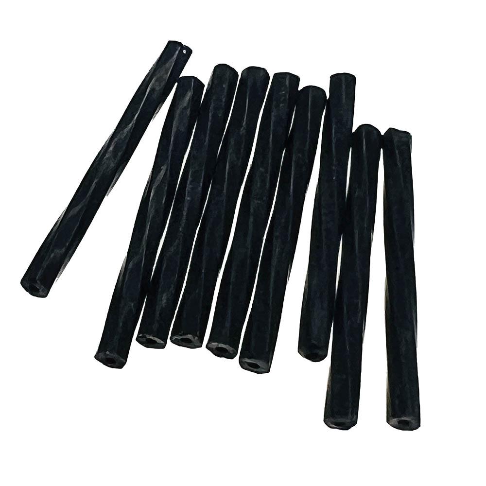 Matte Jet 25MM Twisted Bugle