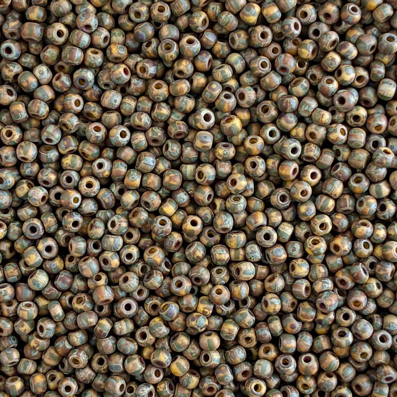 Matte Travertine 11/0 Seed Bead 10 grams