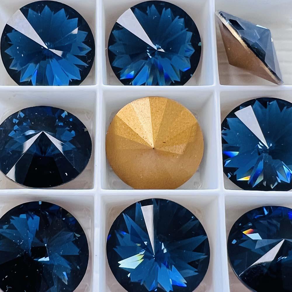 Montana Blue 18MM Swarovski Rivoli