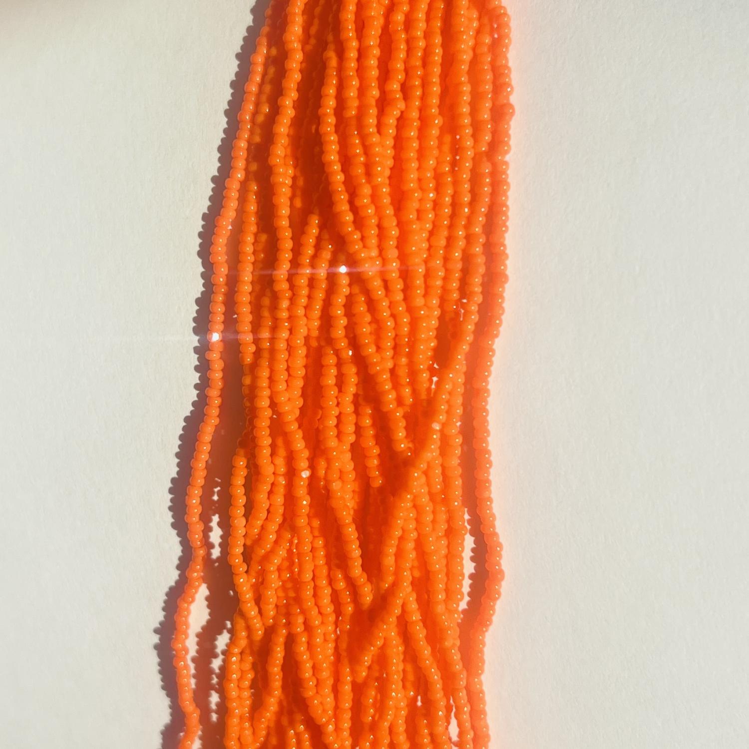 Orange 13/0 True Cut Charlotte Seed Bead