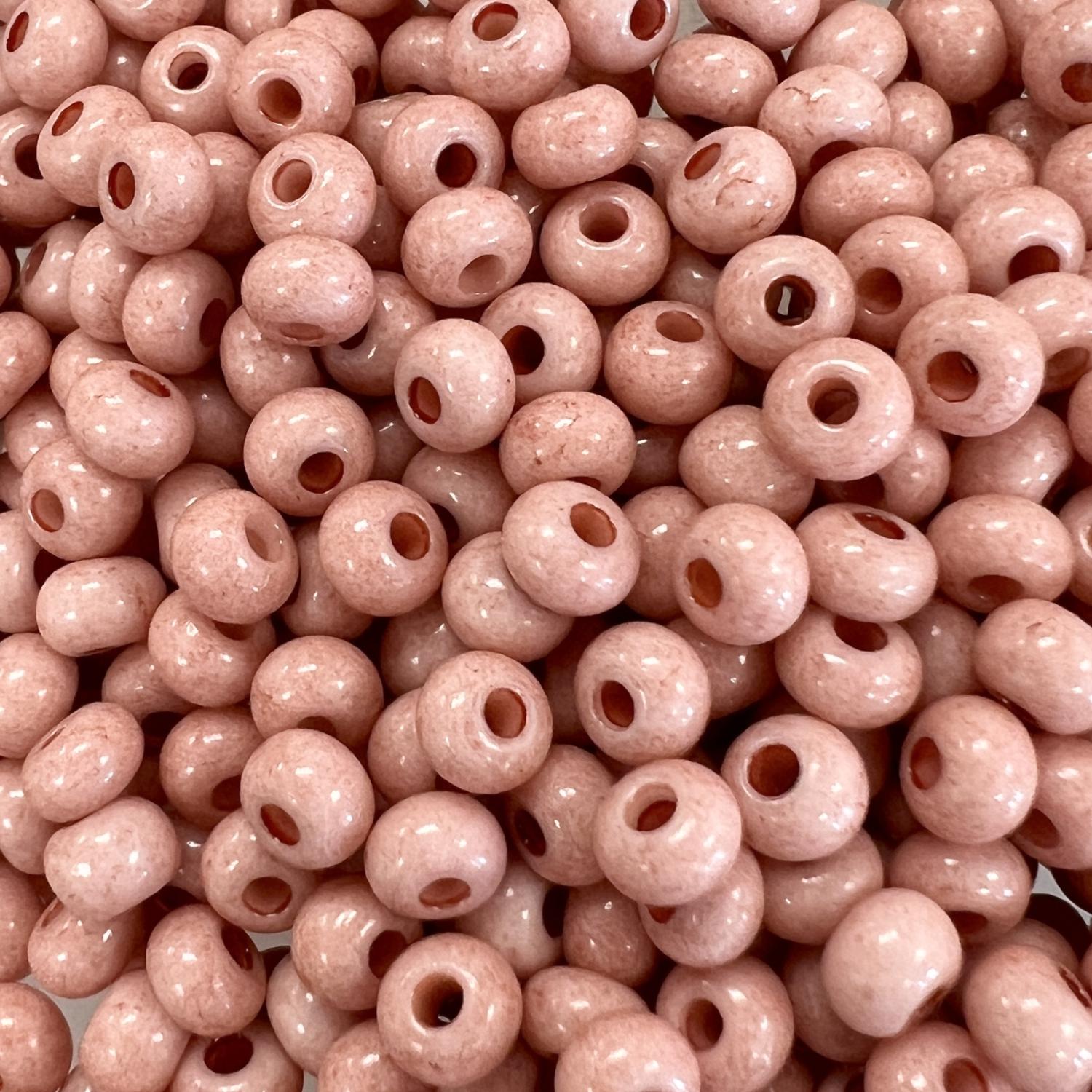 Peachy Pink 6/0 Seed Bead