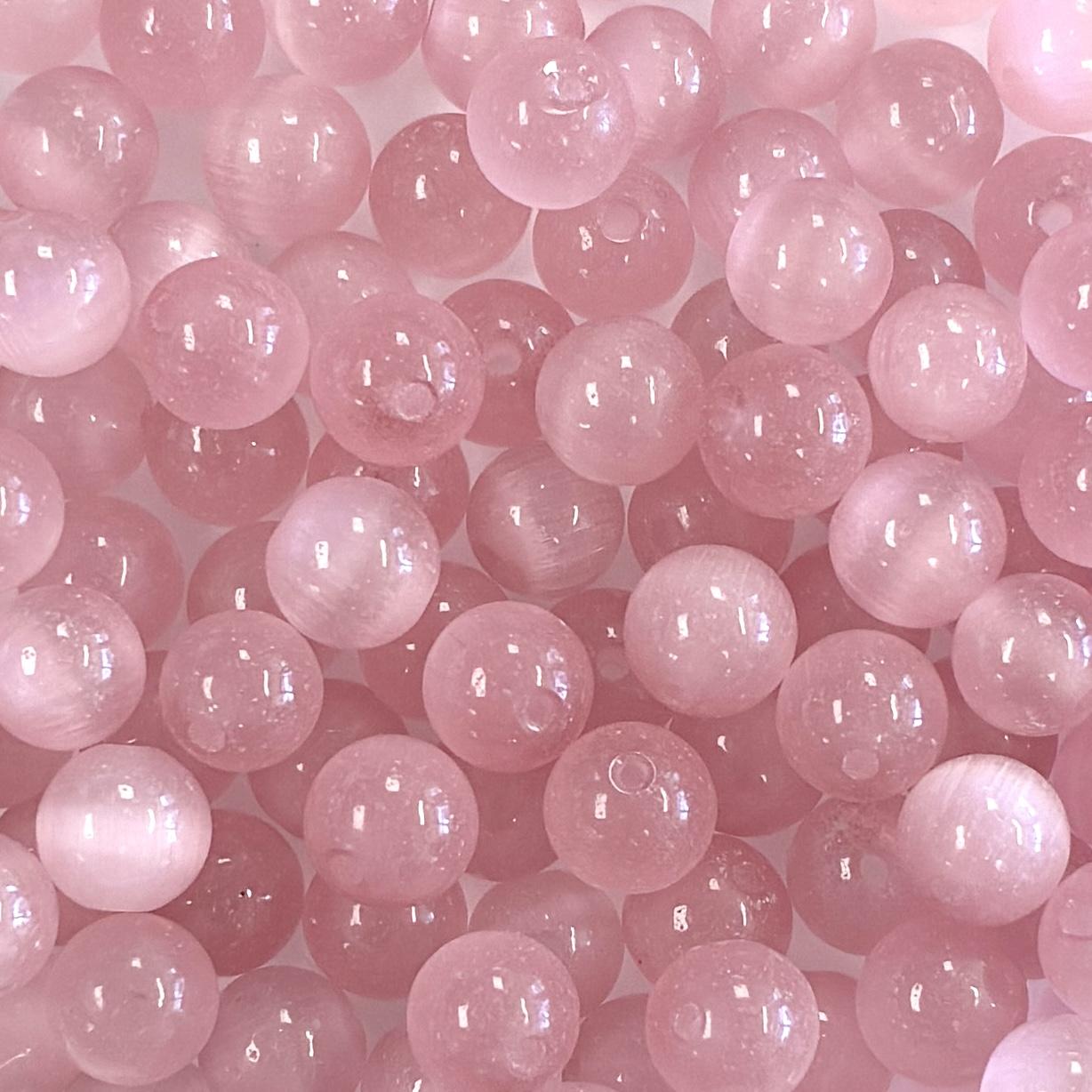 Pink 6MM Cat Eye Ball