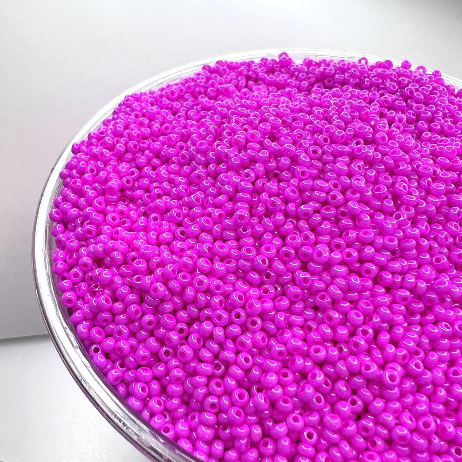 Pink (Dyed) 11/0 Czech Seed Bead