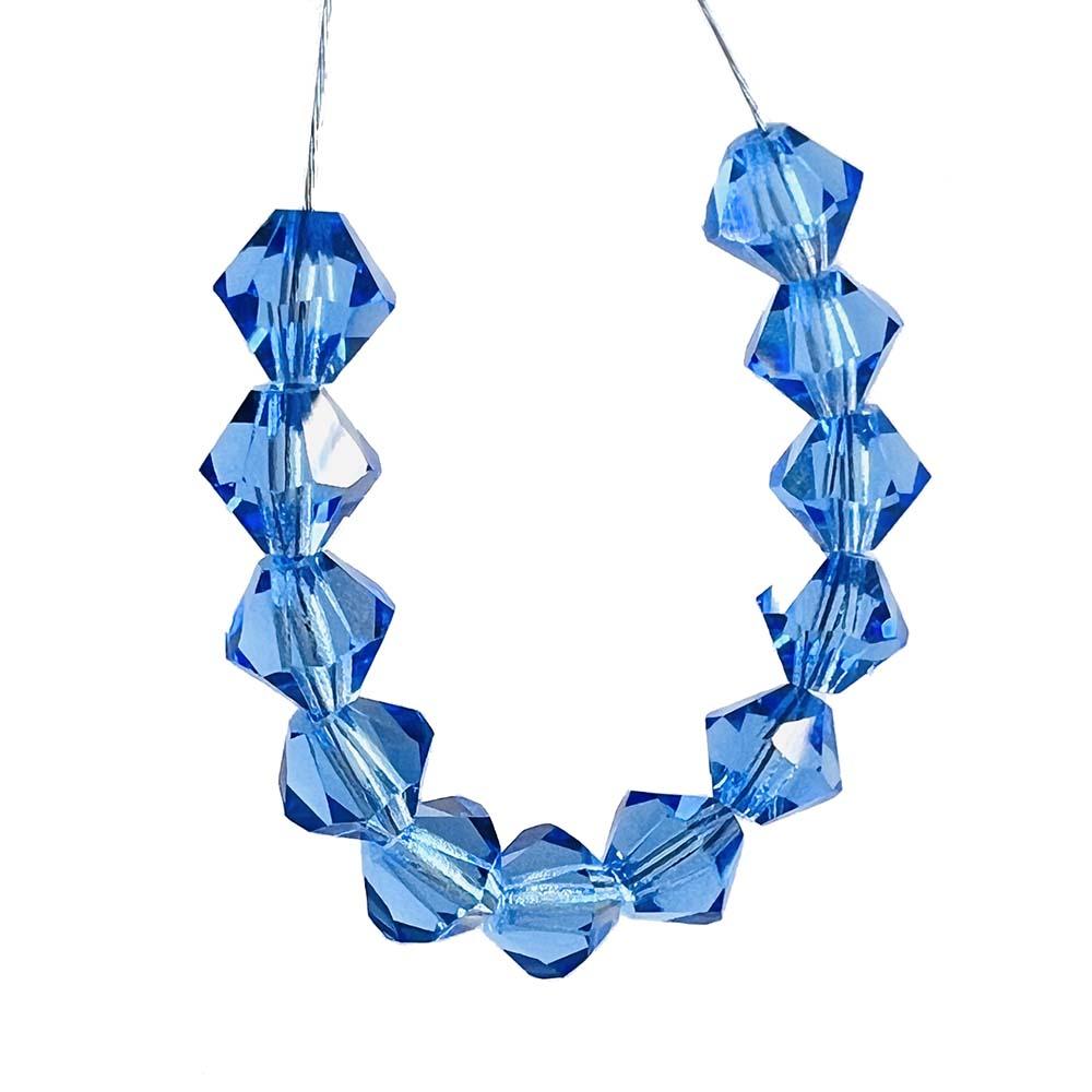 Sapphire 6MM Preciosa Bicone