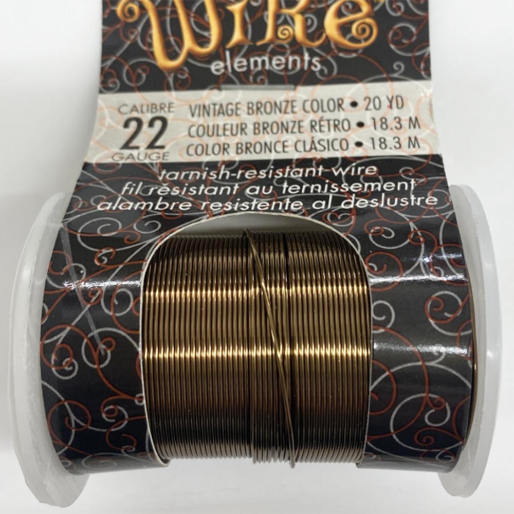 22 Gauge Vintage Bronze Tarnish Resistant Wire