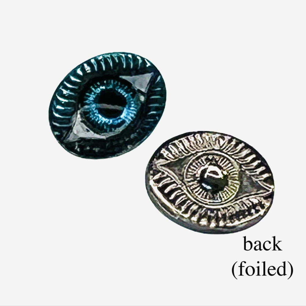 Bermuda Blue 10x8MM Eye Cabochon