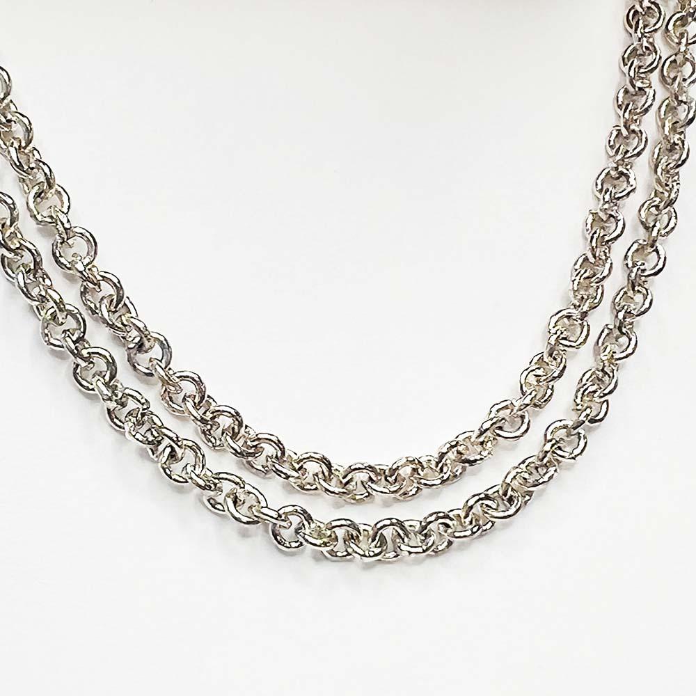 Silver Plate 4.5MM Round 19 Gauge Cable Chain
