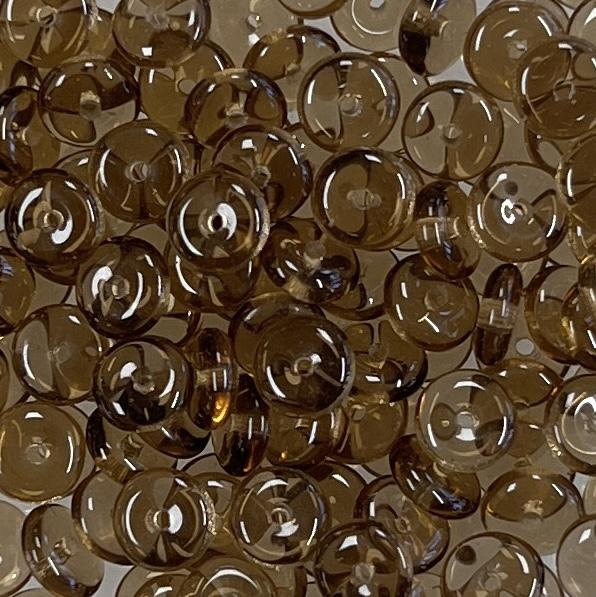 Smoked Topaz 6x3MM Belly Rondelle