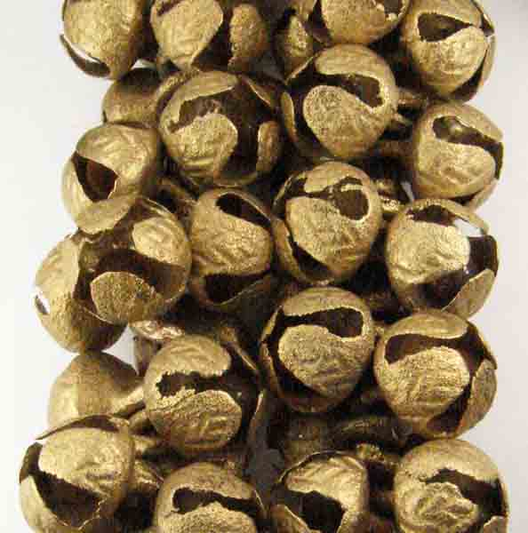 10-11MM Textured Brass Bell