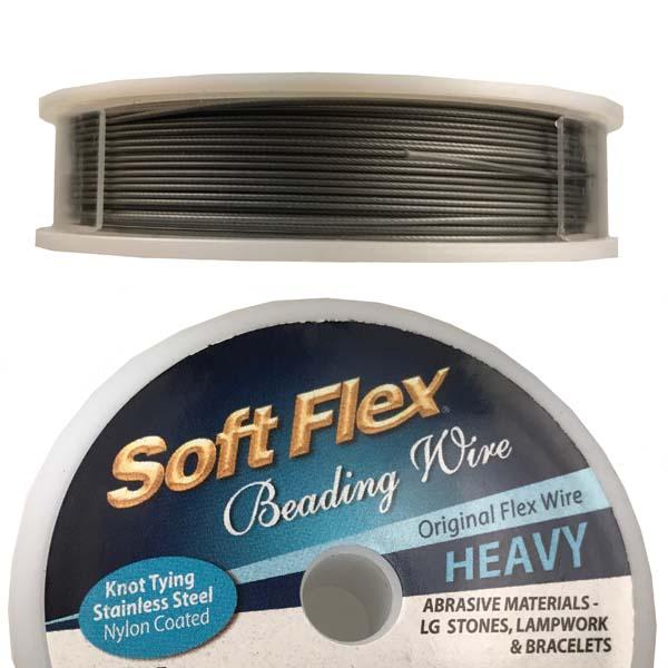 100' Spool .024 Heavy Steel Color 21 Strand Soft Flex