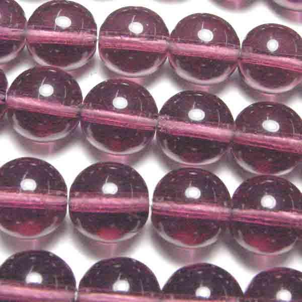 10MM Amethyst Round Druk Ball