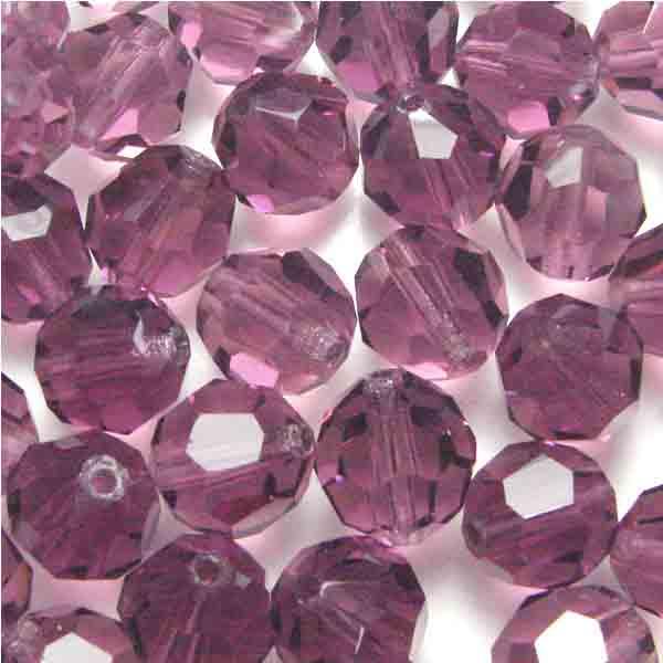 10MM Amethyst Swarovski Ball