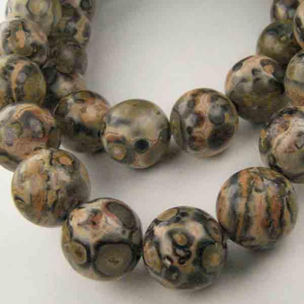 10MM Ball Leopard Jasper