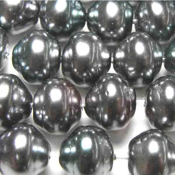 10MM Baroque Grey Iris Tahitian Pearl Ball