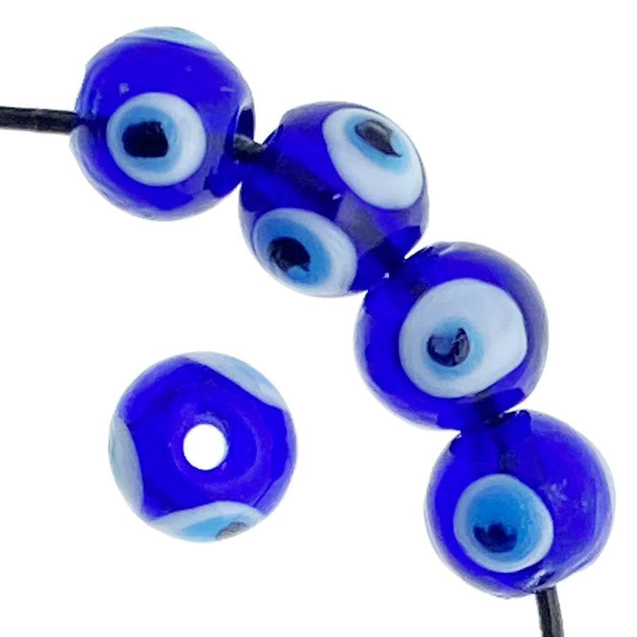 10MM Cobalt Evil Eye Lampwork Ball