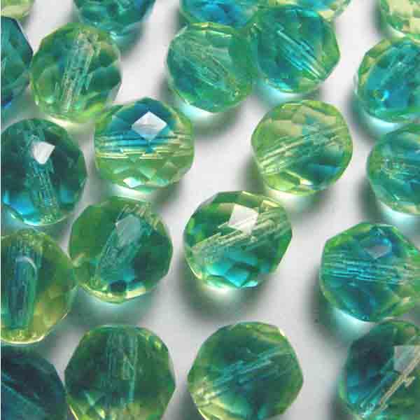 10MM Jonquil with Aqua Fire Polish Ball