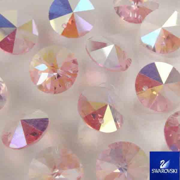 10MM Light Rose Ab Machine Cut