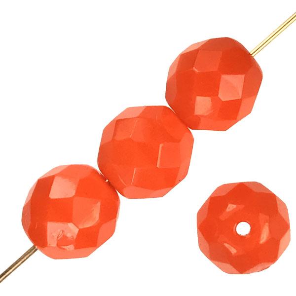 10MM Orange Fire Polish Ball
