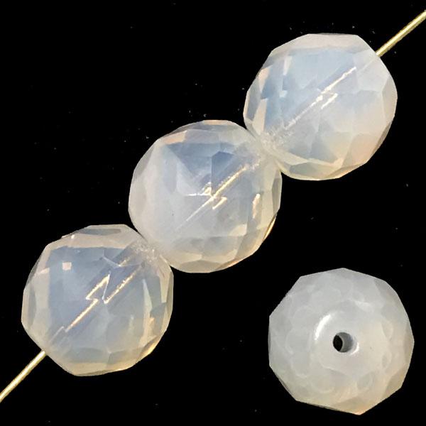 10MM White Opal Fire Polish Ball