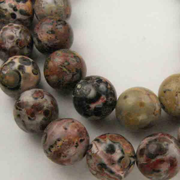 12MM Ball Leopard Jasper