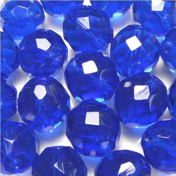 12MM Sapphire Fire Polish Ball