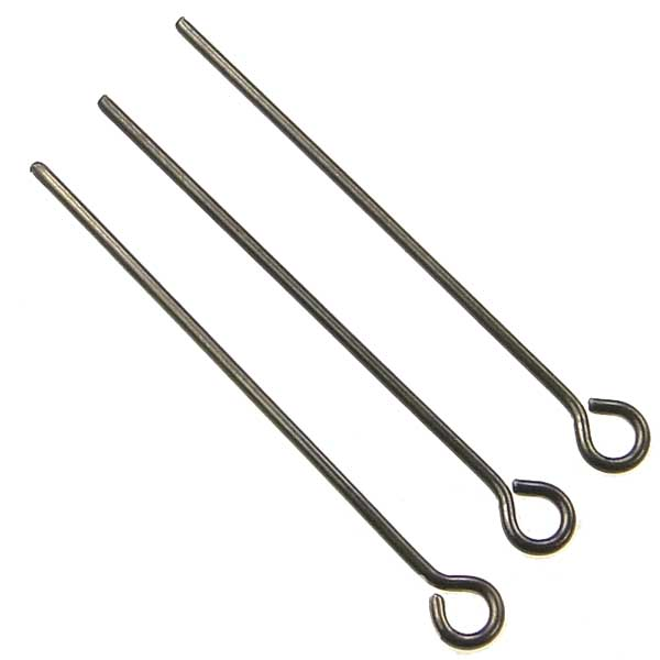 1.2 Inch Eyepin 25 gauge Gunmetal